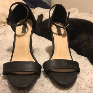 Black high heels